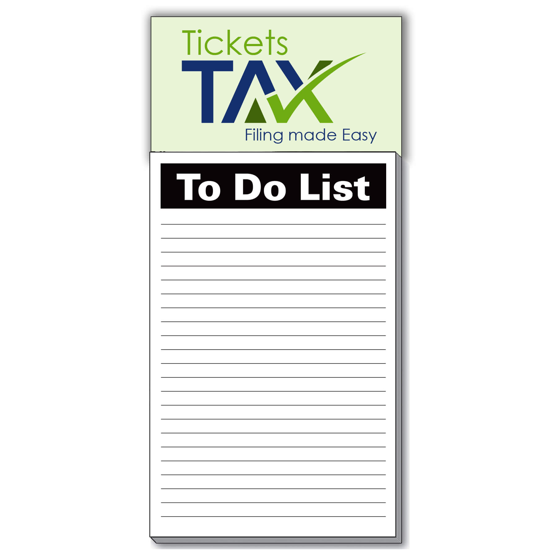 Business Card Add-On Magnet + Stock Pad                         